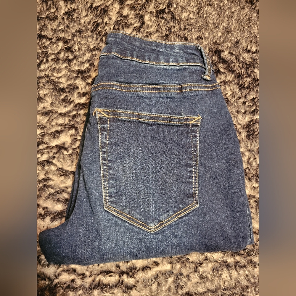 Maurices Dark Blue Skinny Jeans